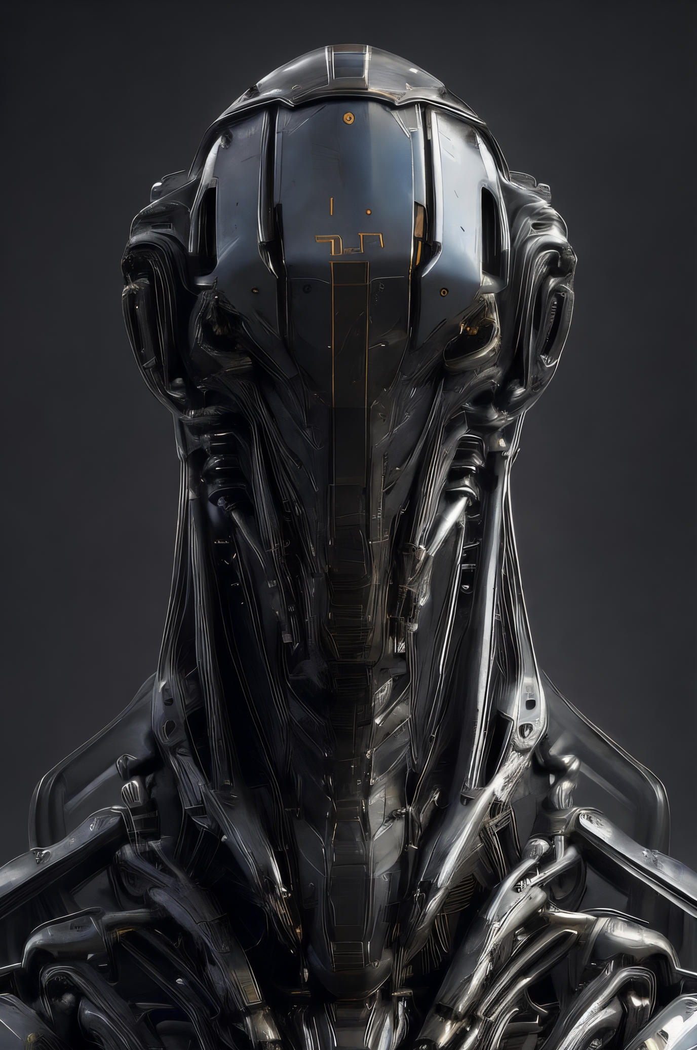 12720-3674492931-NOUSR, a fine art painting of a beautiful mechanical 1 cyborg, in the style of boston dynamics robot, biomechanical, mshn robot,.png